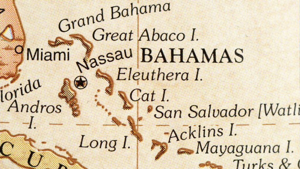 Map Bahamas