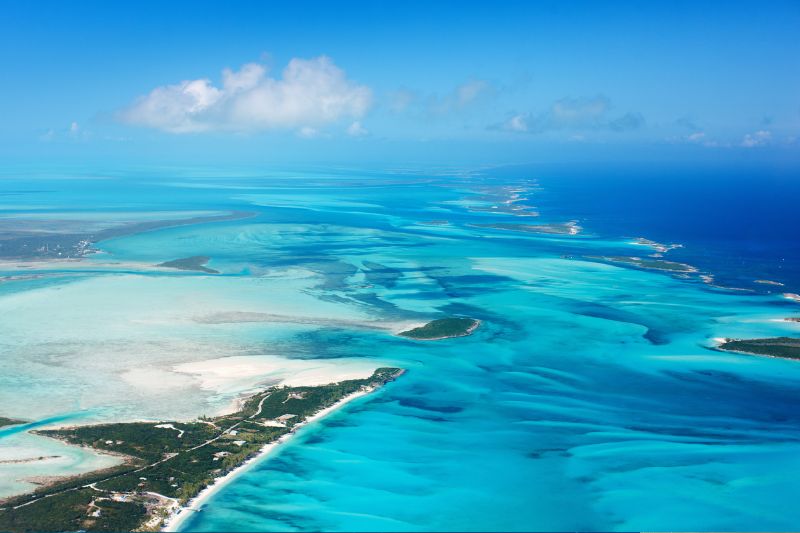 Bahamas from the sky